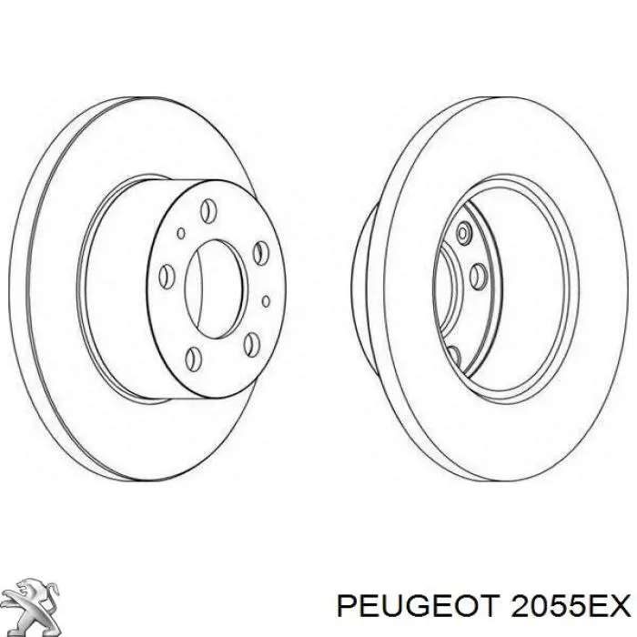 Купить 2055EX Peugeot/Citroen Диск сцепления