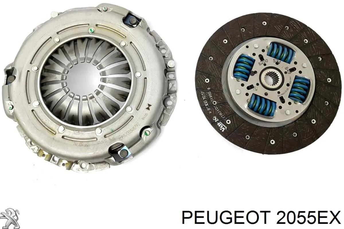 Диск сцепления 2055EX Peugeot/Citroen
