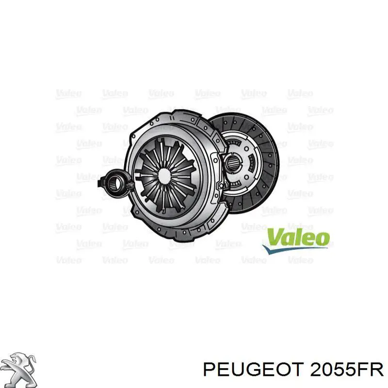 Диск сцепления Peugeot/Citroen 2055FR