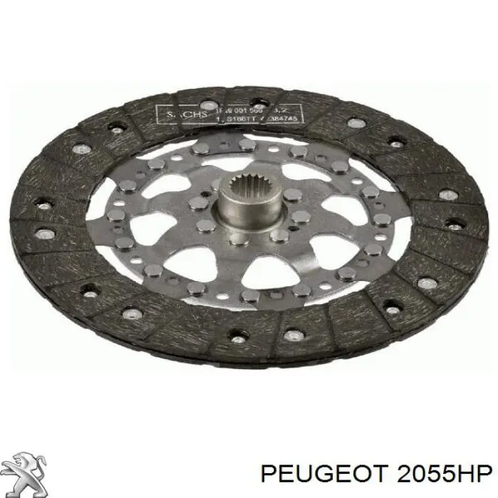 2055HP Peugeot/Citroen диск сцепления