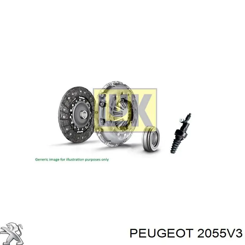 2055V3 Peugeot/Citroen диск сцепления