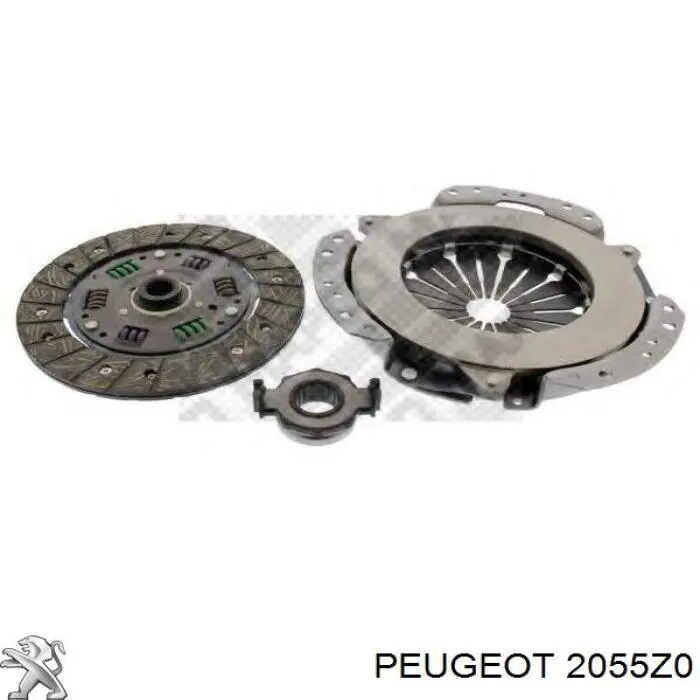 2055Z0 Peugeot/Citroen Диск сцепления ведомый
