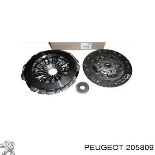 205809 Peugeot/Citroen kit de embraiagem (3 peças)