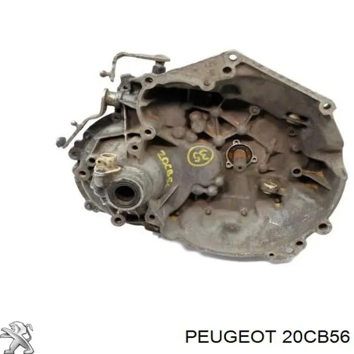 20CB56 Peugeot/Citroen caixa de mudança montada (caixa mecânica de velocidades)