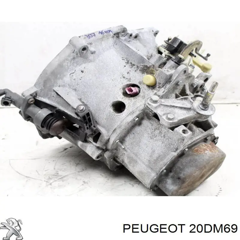 20DM69 Peugeot/Citroen caixa de mudança montada (caixa mecânica de velocidades)
