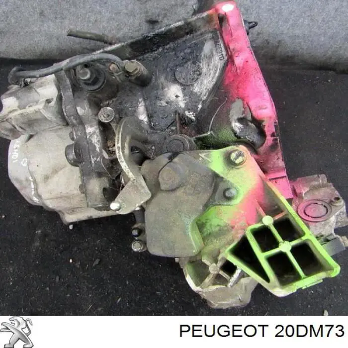 Caixa de Mudança montada (caixa mecânica de velocidades) Peugeot 207  WA, WC