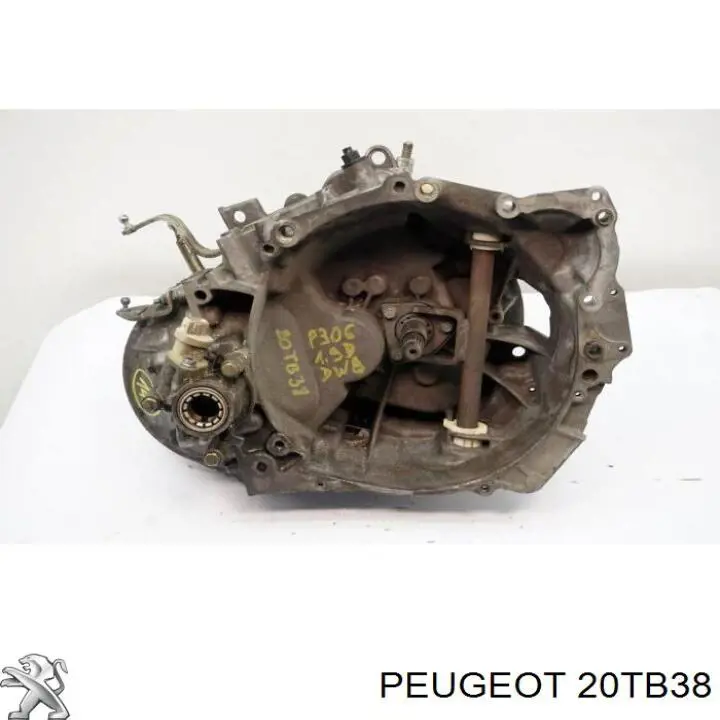 20CH65 Peugeot/Citroen caixa de mudança montada (caixa mecânica de velocidades)