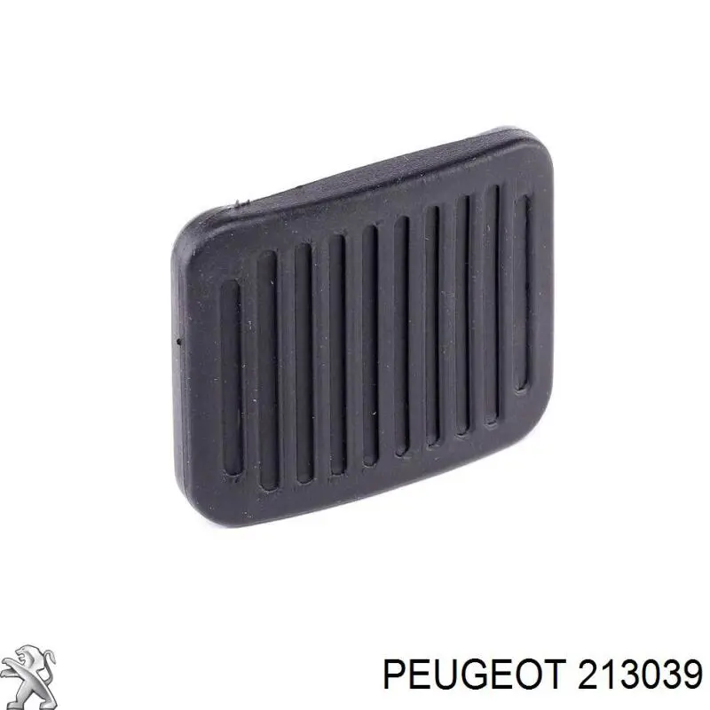213039 Peugeot/Citroen placa sobreposta de pedal de embraiagem