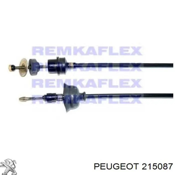 215087 Peugeot/Citroen cabo de embraiagem