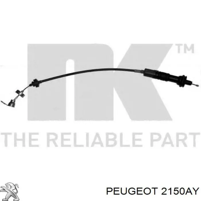 Трос сцепления 2150AY Peugeot/Citroen