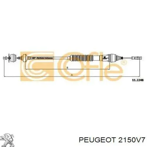 Трос сцепления Peugeot/Citroen 2150V7 цена, от 13.10 USD