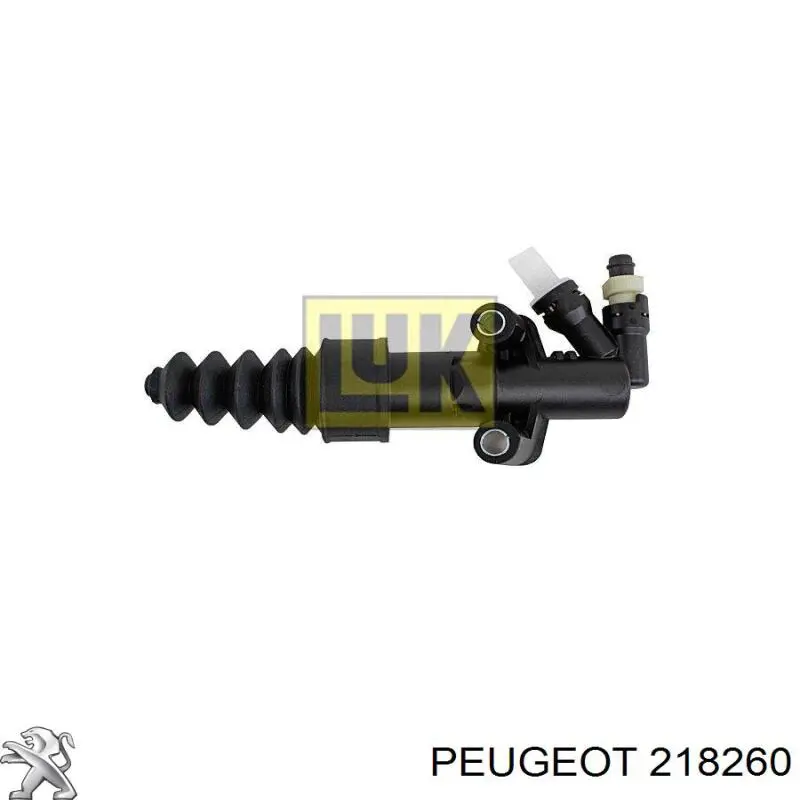 Cilindro receptor, embrague 218260 Peugeot/Citroen