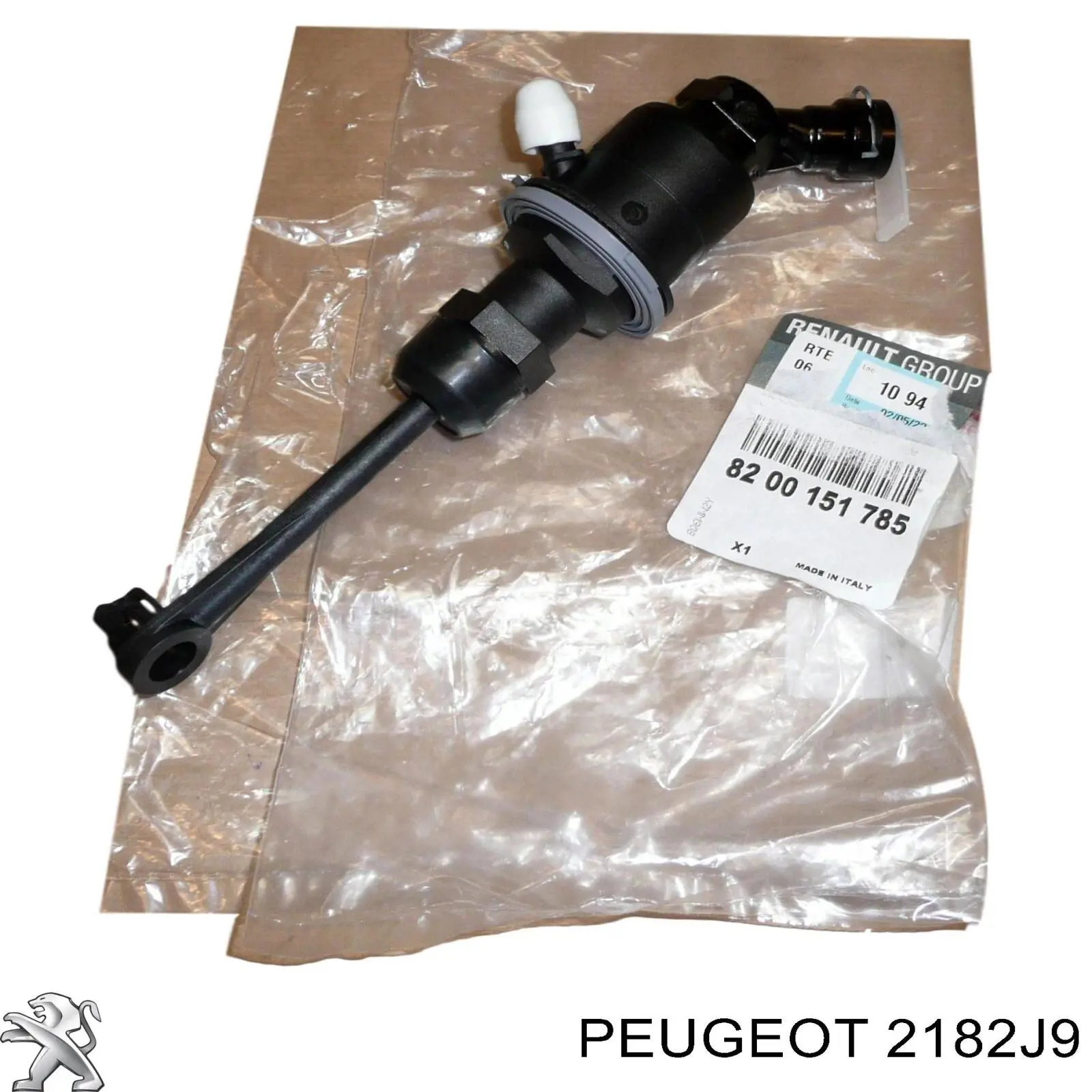 Главный цилиндр сцепления 2182J9 Peugeot/Citroen