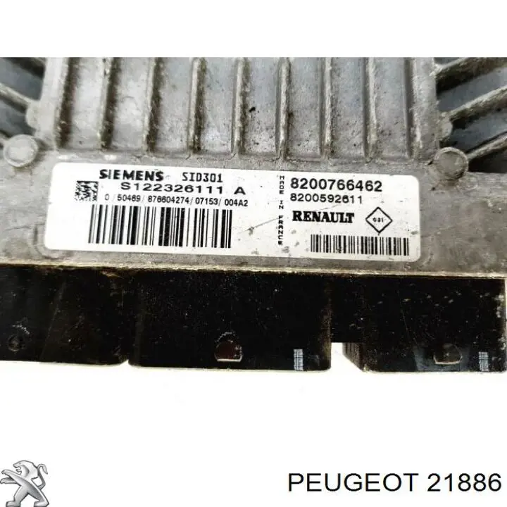 Pastillas de freno delanteras 21886 Peugeot/Citroen