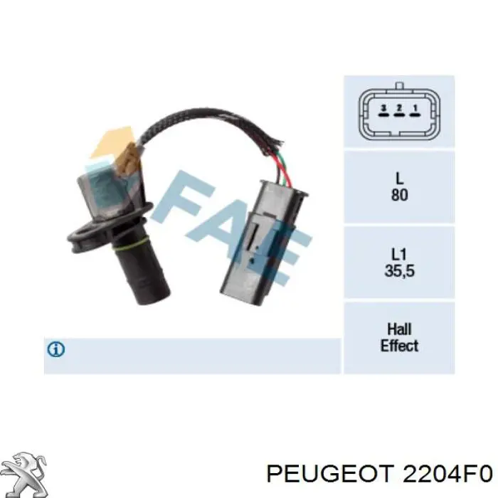 00002204F0 Peugeot/Citroen 