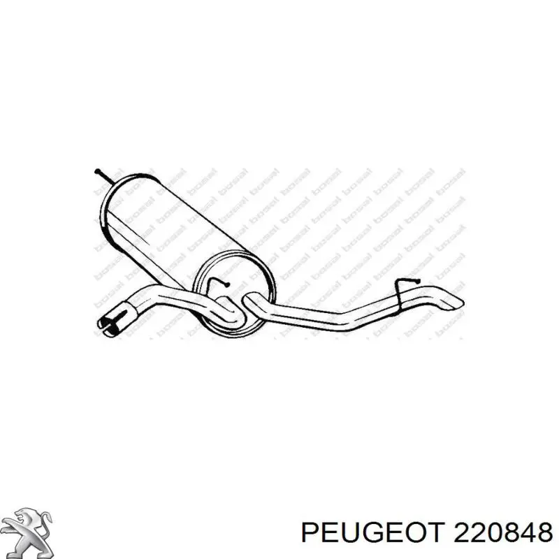 220848 Peugeot/Citroen tampão de panela da caixa automática de mudança