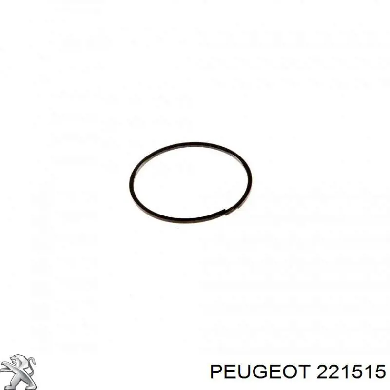 Pastillas de freno traseras 221515 Peugeot/Citroen