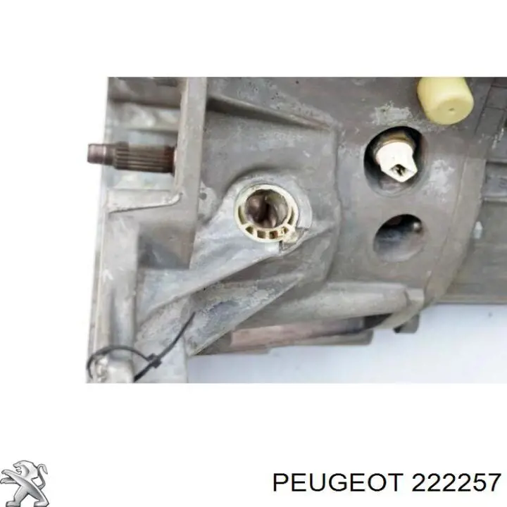 222257 Peugeot/Citroen caixa de mudança montada (caixa mecânica de velocidades)