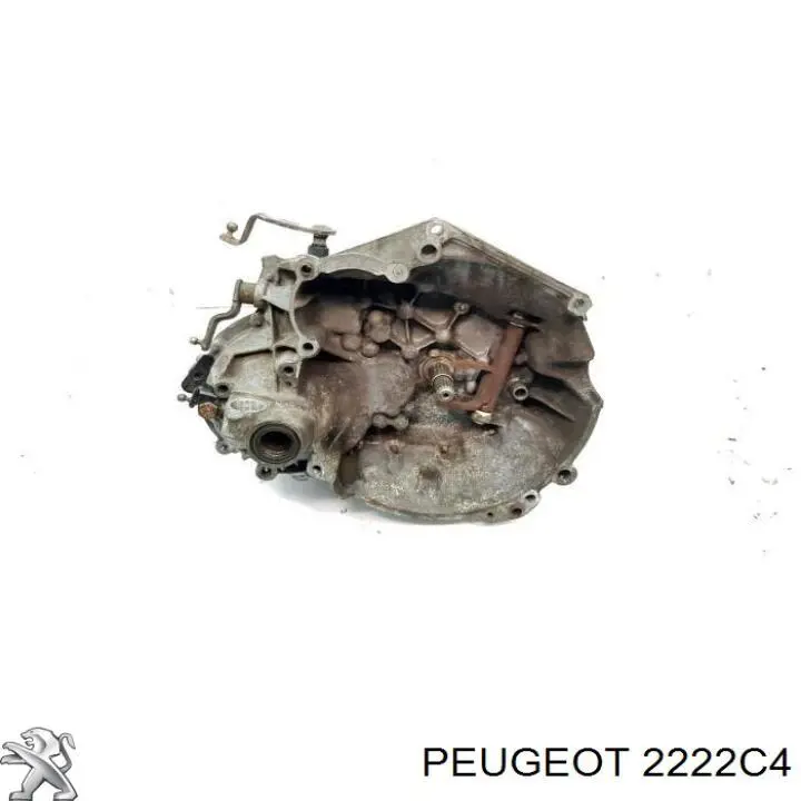2222 C4 Peugeot/Citroen caixa de mudança montada (caixa mecânica de velocidades)
