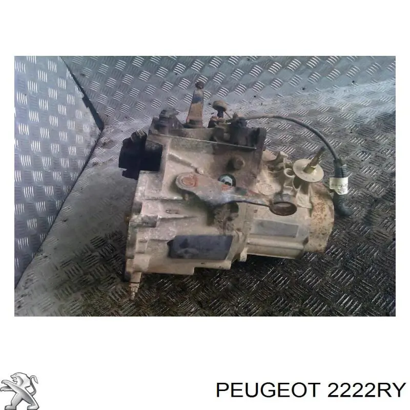 2222RY Peugeot/Citroen caixa de mudança montada (caixa mecânica de velocidades)