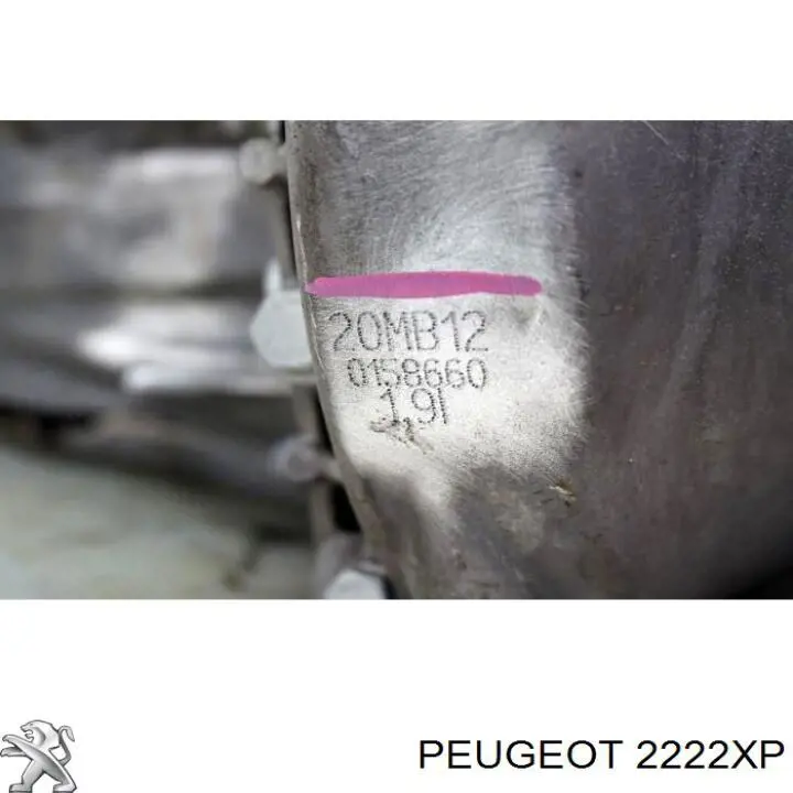 Caja de cambios mecánica, completa 2222XP Peugeot/Citroen