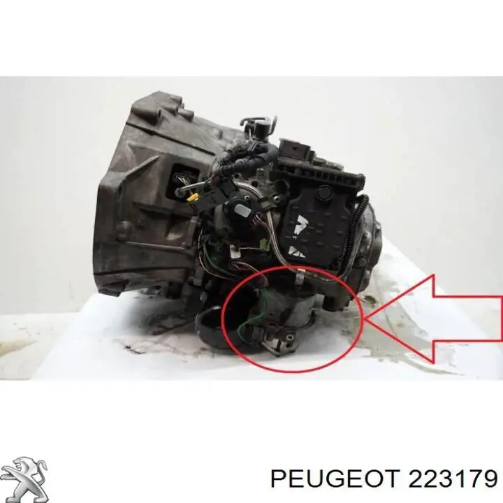 223179 Peugeot/Citroen caixa de mudança montada (caixa mecânica de velocidades)