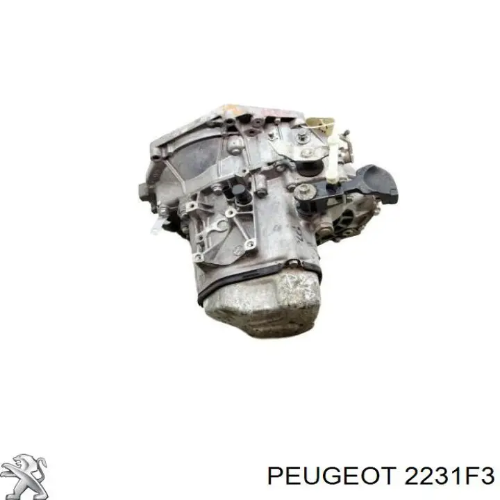 2231F3 Peugeot/Citroen caixa de mudança montada (caixa mecânica de velocidades)