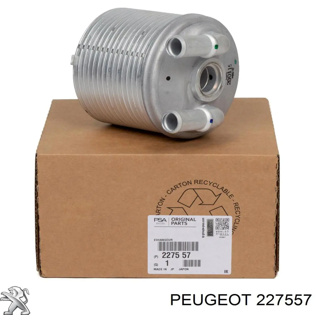 227557 Peugeot/Citroen radiador de esfriamento, caixa automática de mudança