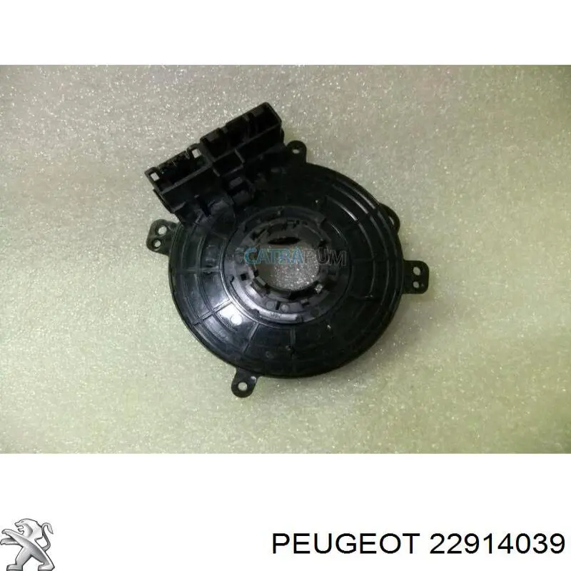 22914039 Peugeot/Citroen anel airbag de contato, cabo plano do volante