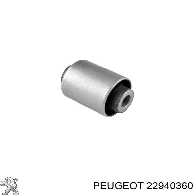 22940360 Peugeot/Citroen braço oscilante inferior esquerdo de suspensão traseira/direita