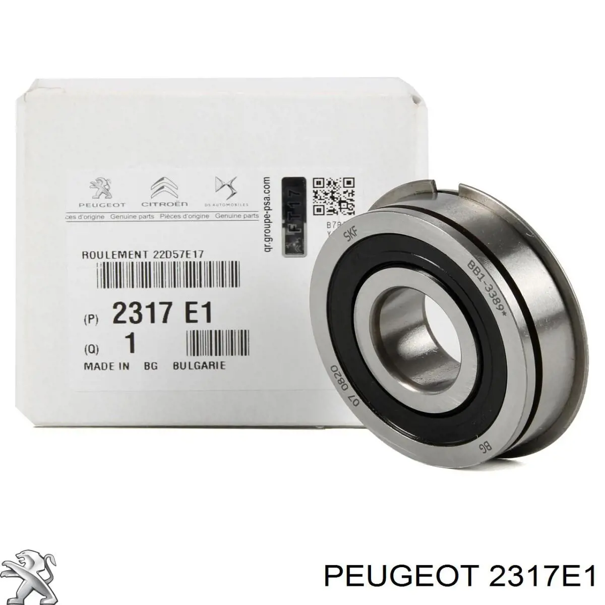 2317E1 Peugeot/Citroen подшипник кпп