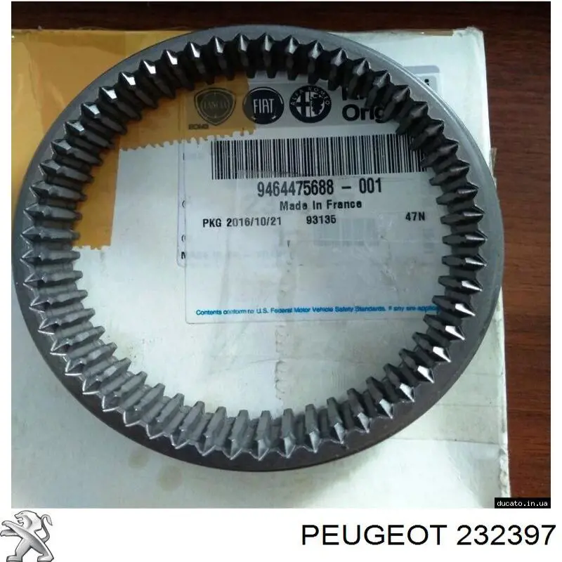 Купить 232397 Peugeot/Citroen Синхронизатор 1/2-й передачи