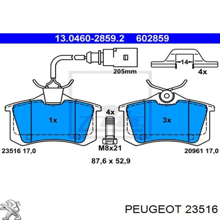  23516 Peugeot/Citroen