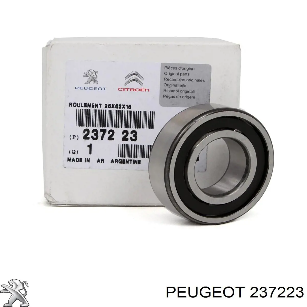 237223 Peugeot/Citroen подшипник первичного вала кпп