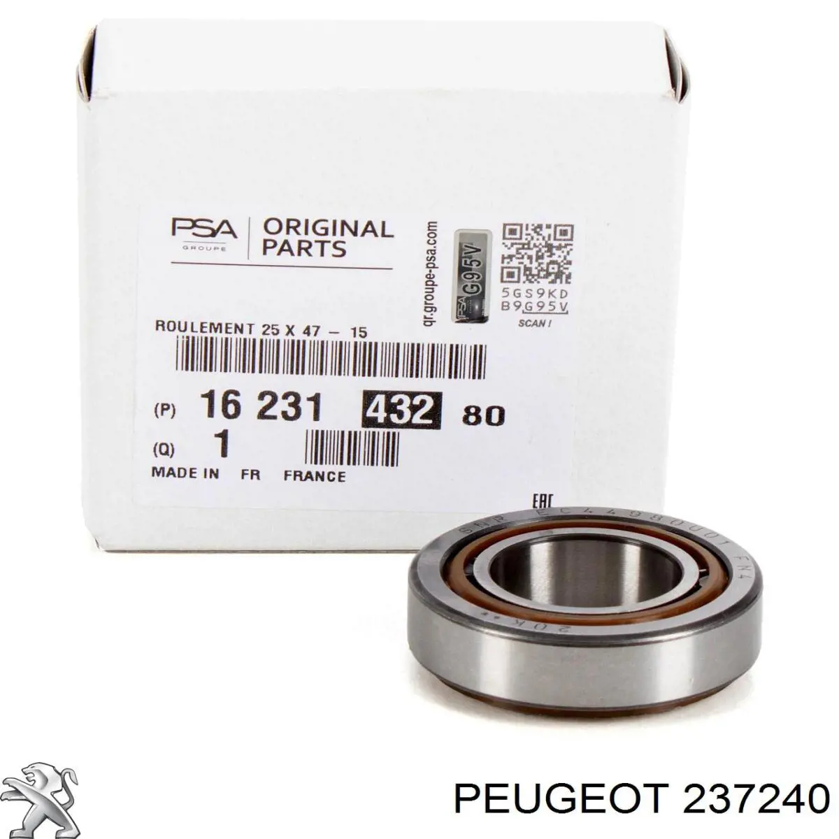 237240 Peugeot/Citroen подшипник первичного вала кпп