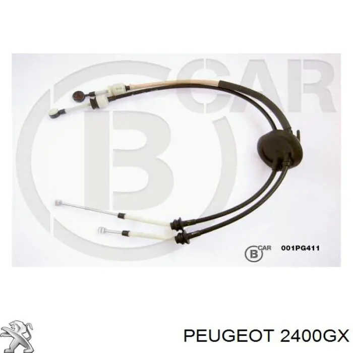Cables De Accionamiento, Caja De Cambios 2400GX Peugeot/Citroen