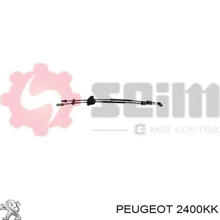 Cables De Accionamiento, Caja De Cambios 2400KK Peugeot/Citroen