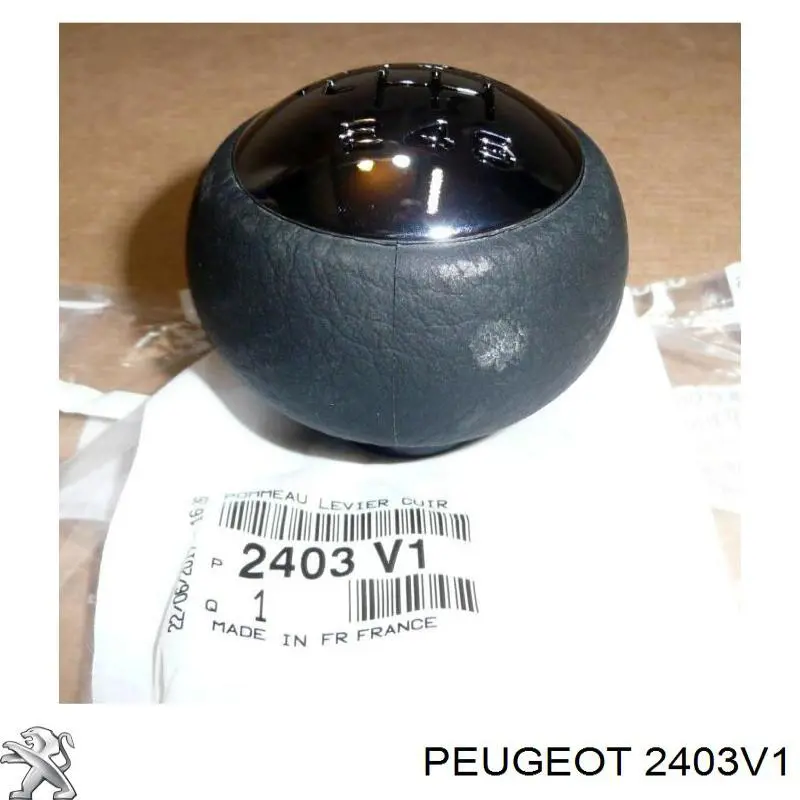 2403V1 PEUGEOT Pomo de palanca de cambios original y equivalente