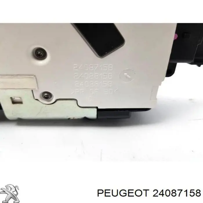  Замок водительской двери Peugeot 207 