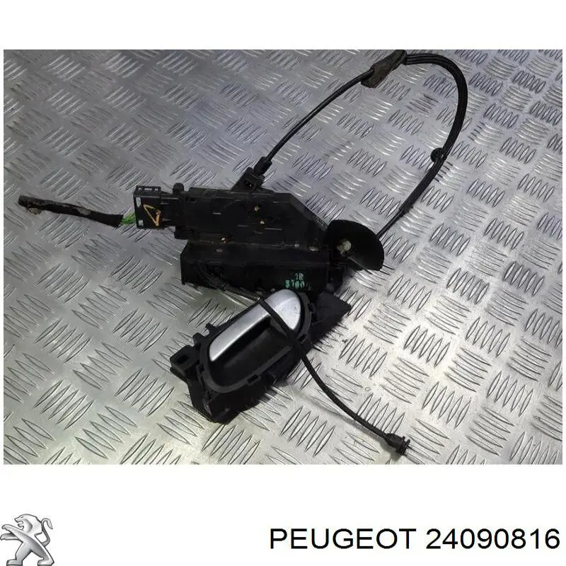 Мотор-привод открытия/закрытия замка двери задней левой 24090816 Peugeot/Citroen