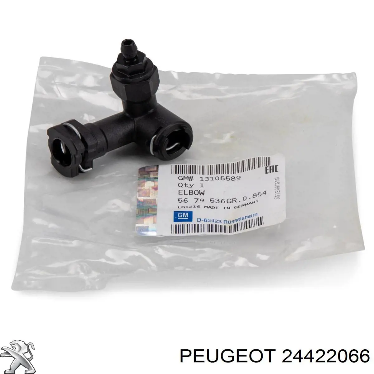 Compre 24422066 Peugeot/Citroen Mangueira de embraiagem