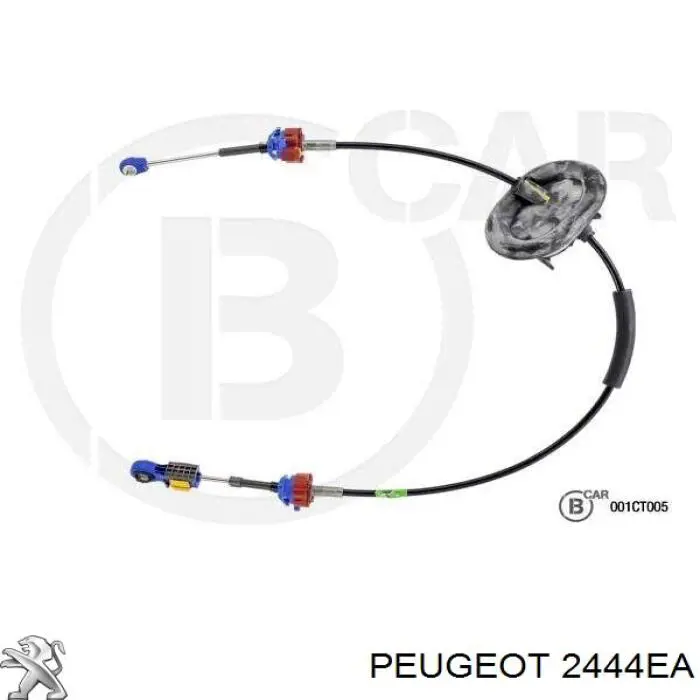 Купить 2444V1 Peugeot/Citroen Трос переключения передач