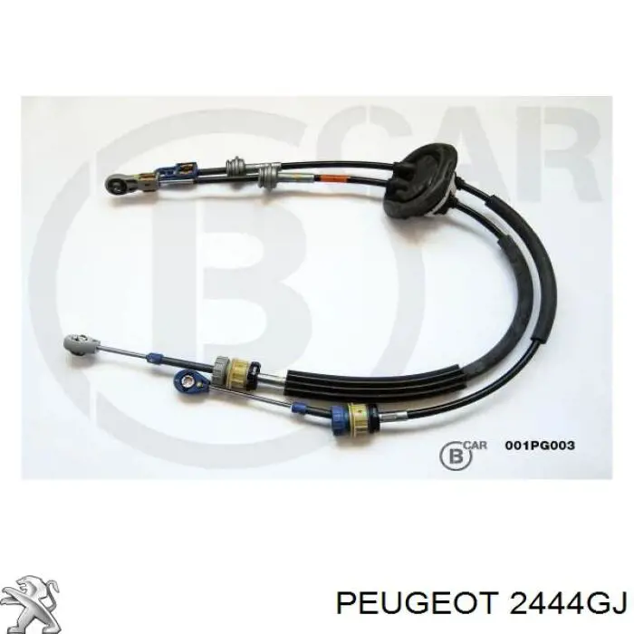 2444GJ Peugeot/Citroen Трос переключения передач