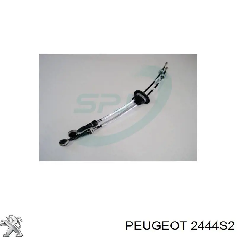 2444S2 Peugeot/Citroen cabo de mudança duplo