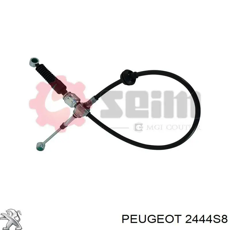 Cable de accionamiento, caja de cambios (selección de marcha) 2444S8 Peugeot/Citroen