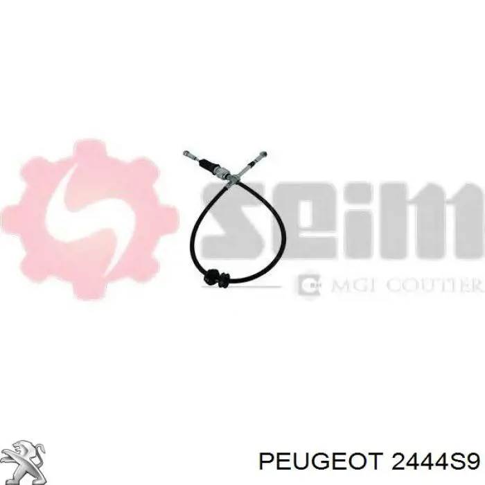 Cable de accionamiento, caja de cambios (selección de marcha) 2444S9 Peugeot/Citroen