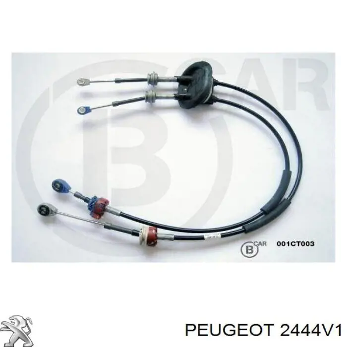 2444V1 Peugeot/Citroen Трос выбора передачи