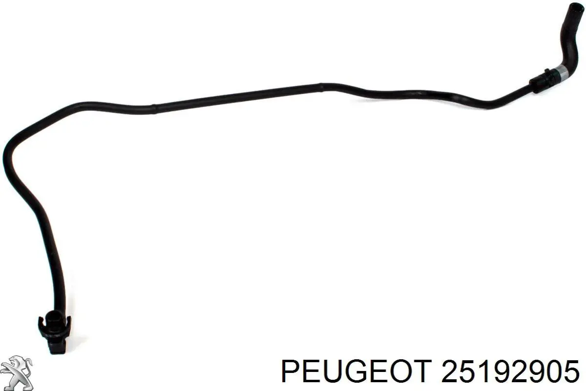 Шланг (патрубок) обогрева дроссельной заслонки 25192905 Peugeot/Citroen