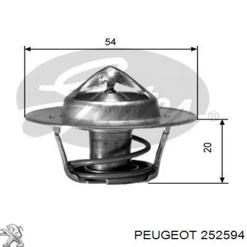 252594 Peugeot/Citroen 