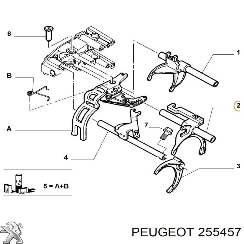 255457 Peugeot/Citroen 